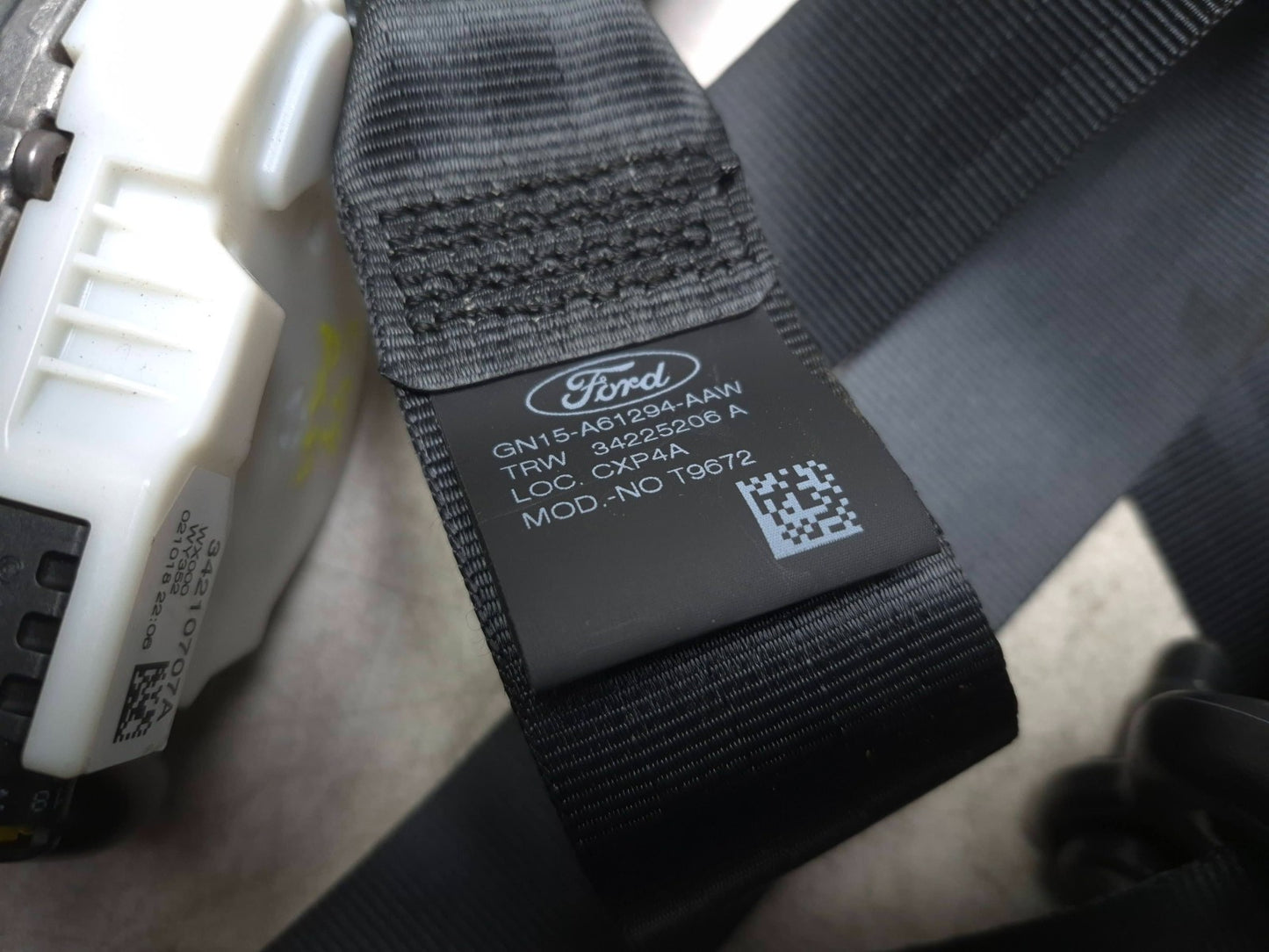 2019 Ford Ecosport Front Seat Belt Retractor Passenger Side Right OEM