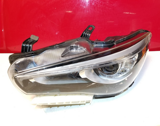 2016 2017 2018 2019 Infiniti Q50 Headlight Left Driver Side *** Broken Tab ***