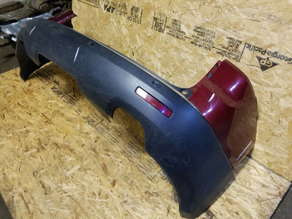 07 08 09 10 11 12 GMC Acadia Rear Bumper Cover W/ Park Sensors (red U301n) OEM