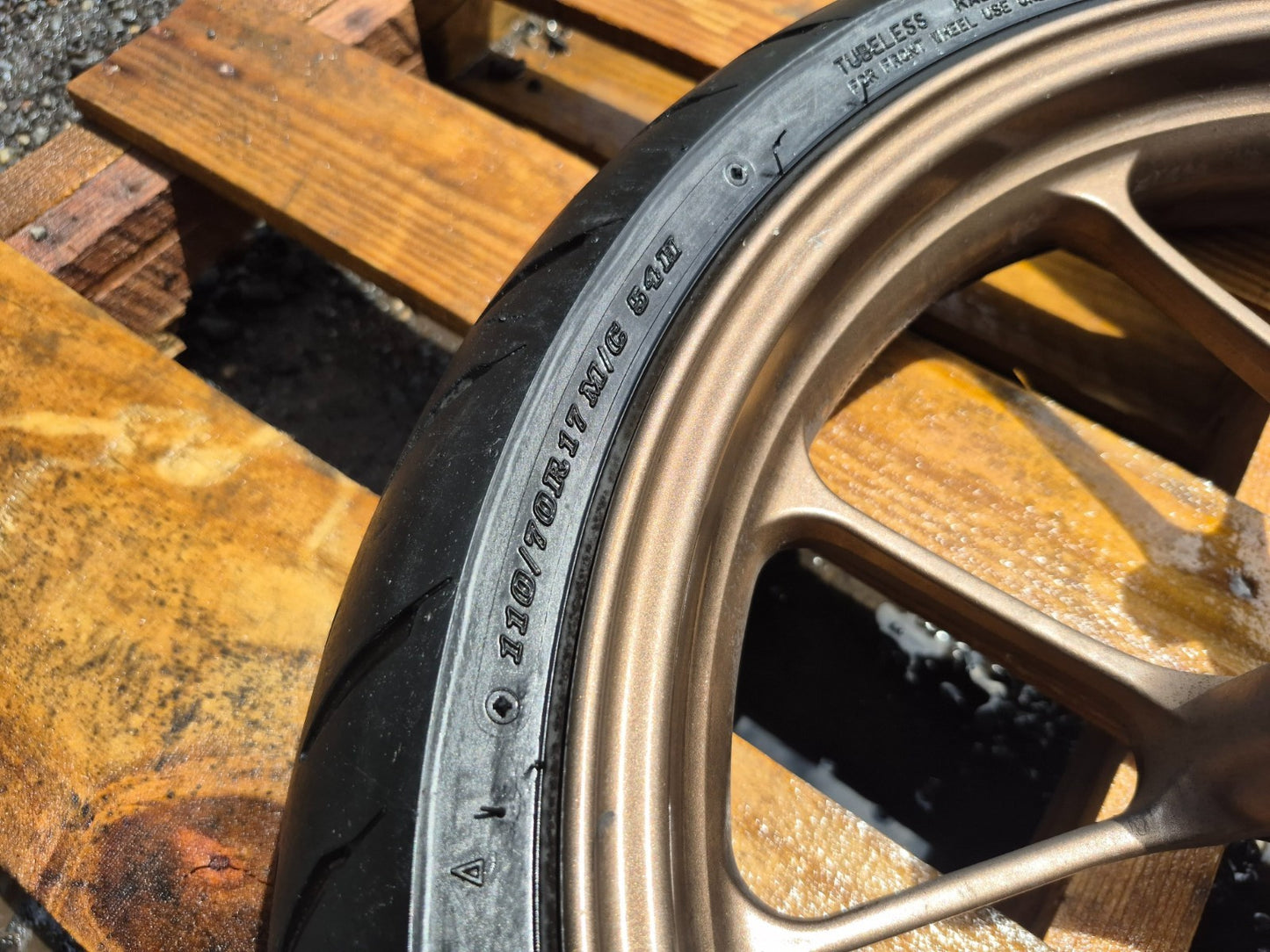 2020 Honda Cb300r Cbf300na Wheel Rim W/tire Front & Rear Pair OEM