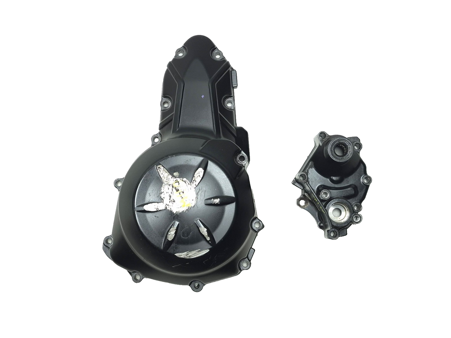 2022 Kawasaki Ninja 650 Ex650 Generator Side Cover & Gearbox Cover Pair OEM