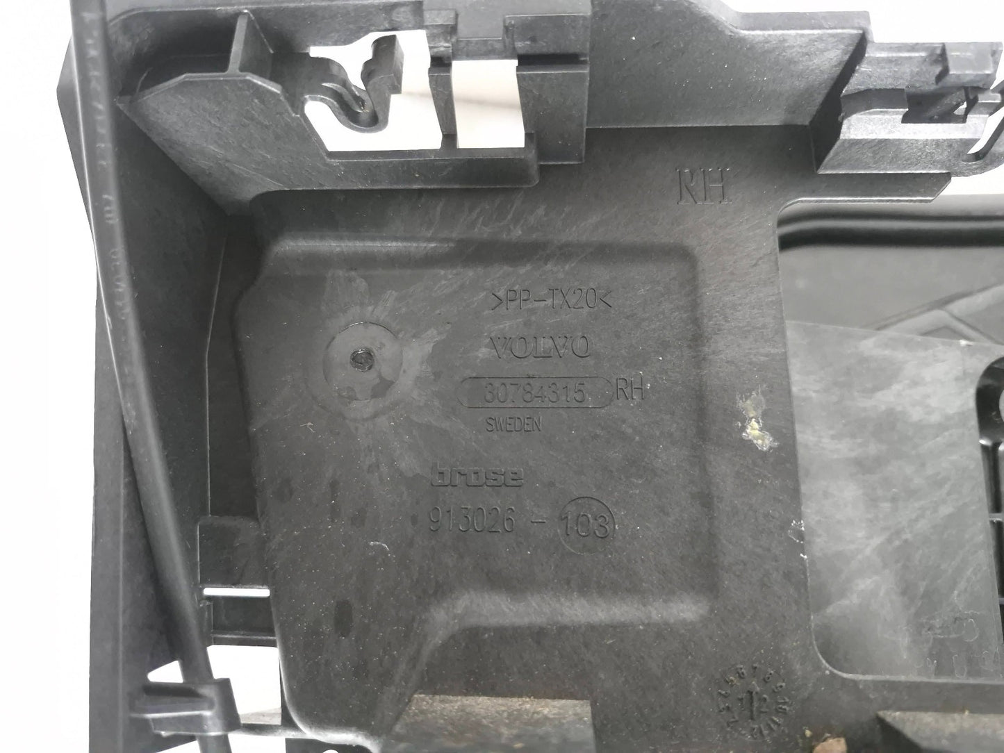2013 Volvo S60 Front Right Door Window Regulator Inner Panel OEM