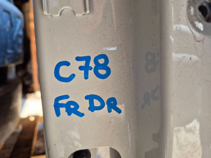 2012 Volvo C30 Front Door Shell Driver Left OEM