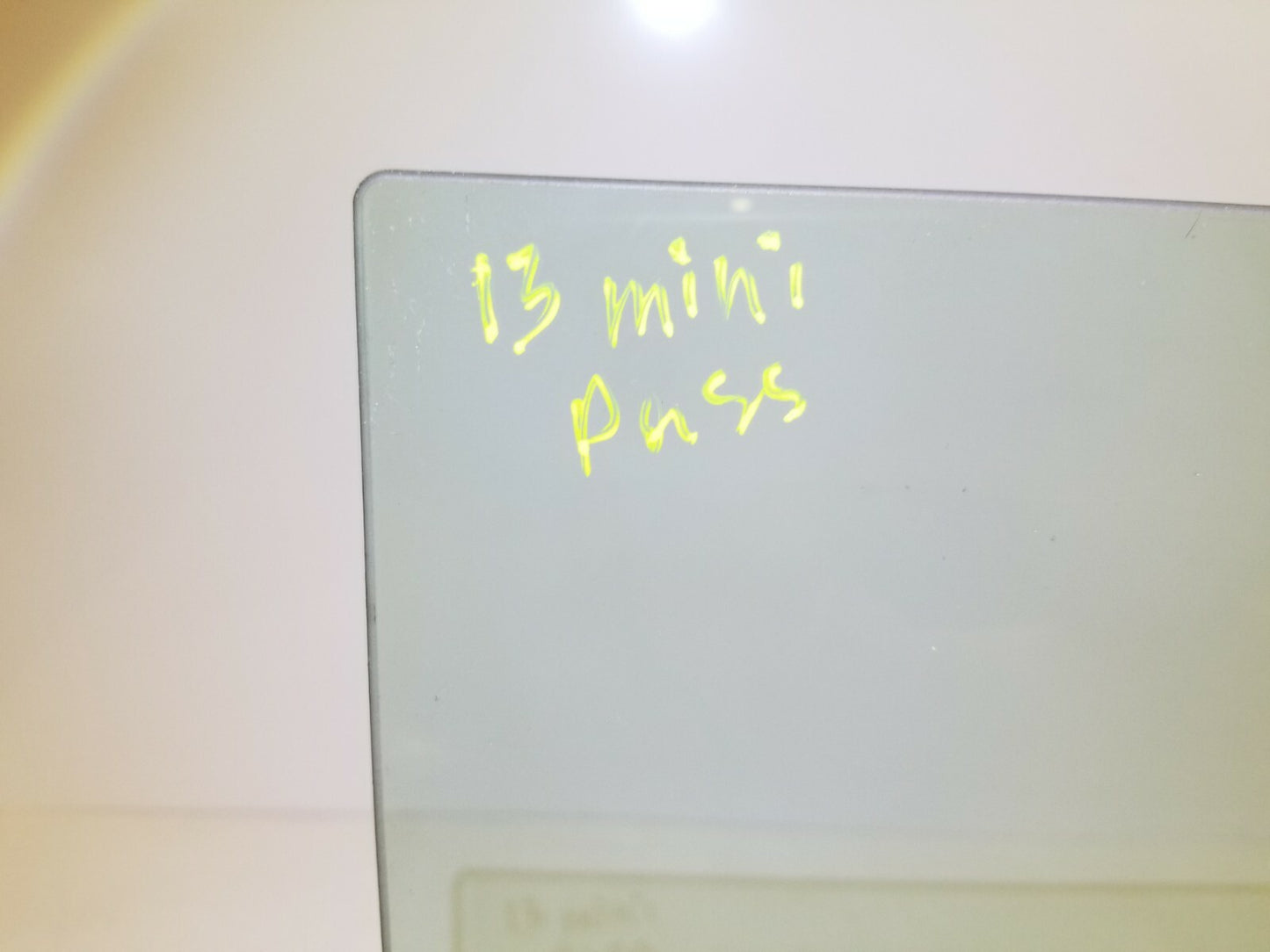 2013 Mini Cooper Front Door Window Glass Passenger Side OEM