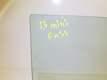 2013 Mini Cooper Front Door Window Glass Passenger Side OEM