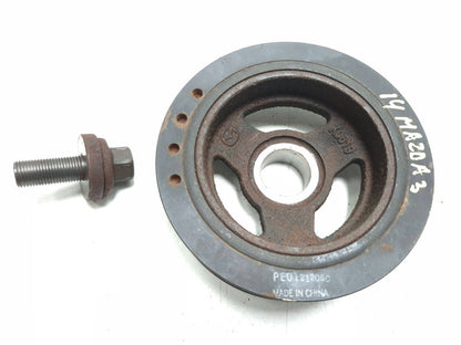 2014 Mazda 3 Harmonic Balancer Crankshaft Pulley  2.0l OEM