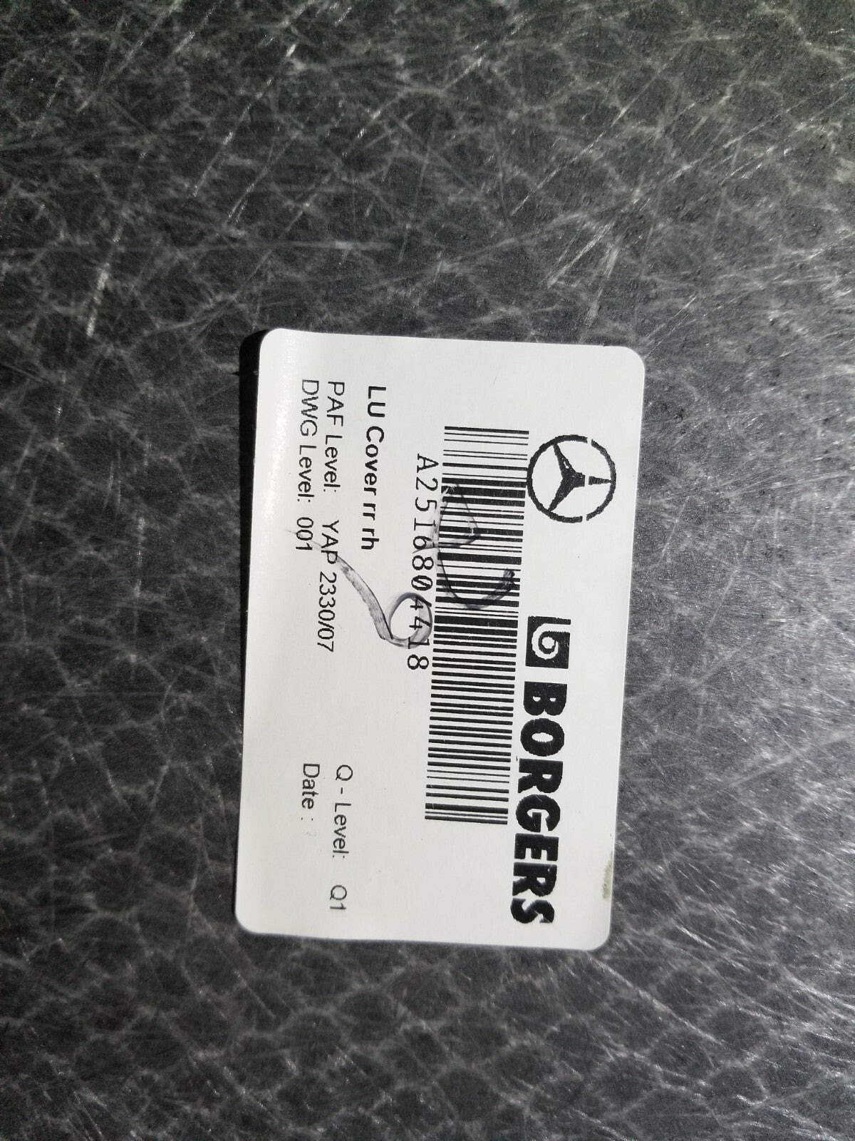 2010 Mercedes-benz R350 Floor Panel 4pcs OEM