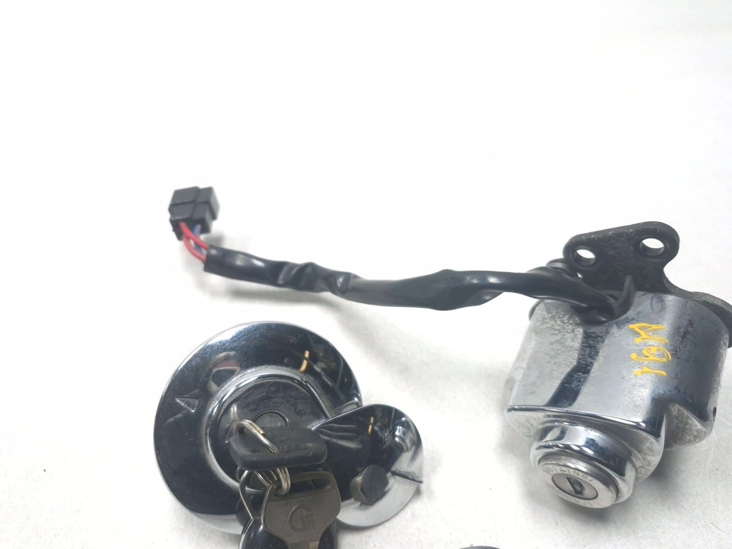 2004 Honda Shadow Aero Vt750c Ignition Lock Set & Fuel Cap 3 Pcs OEM