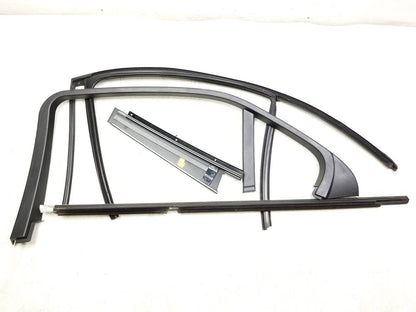 10-16 Mercedes E350 E500 Door Window Frame Trim & Seals Rear Passenger Side OEM