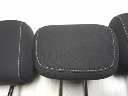 2017 Ford Focus St Rear Seat Headrest 3 Pcs OEM