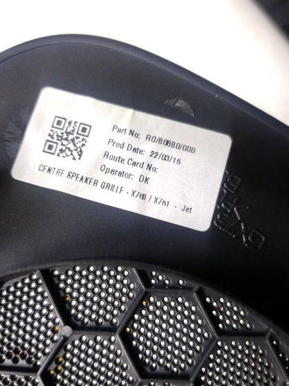 17 Jaguar Xe Dash Center Speaker Grille Cover OEM