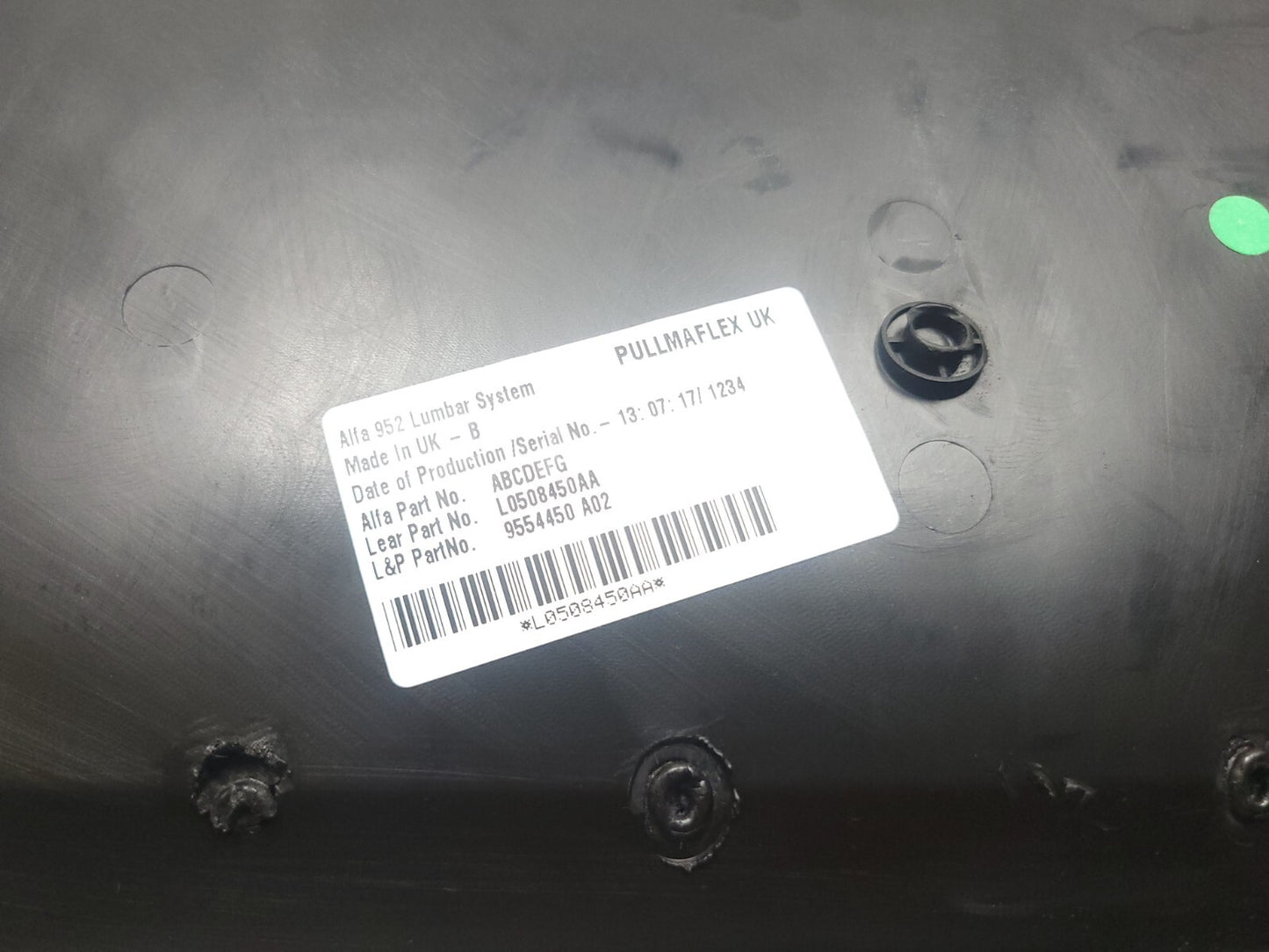 2017-2023 Alfa Romeo Stelvio Front Seat Back Rear cover trim pair OEM