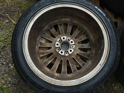 2011 BMW 750li Wheel Rim W/ Tire 245/45/r19 19x8.5j 4.8/32 Et 25 4 Pcs OEM