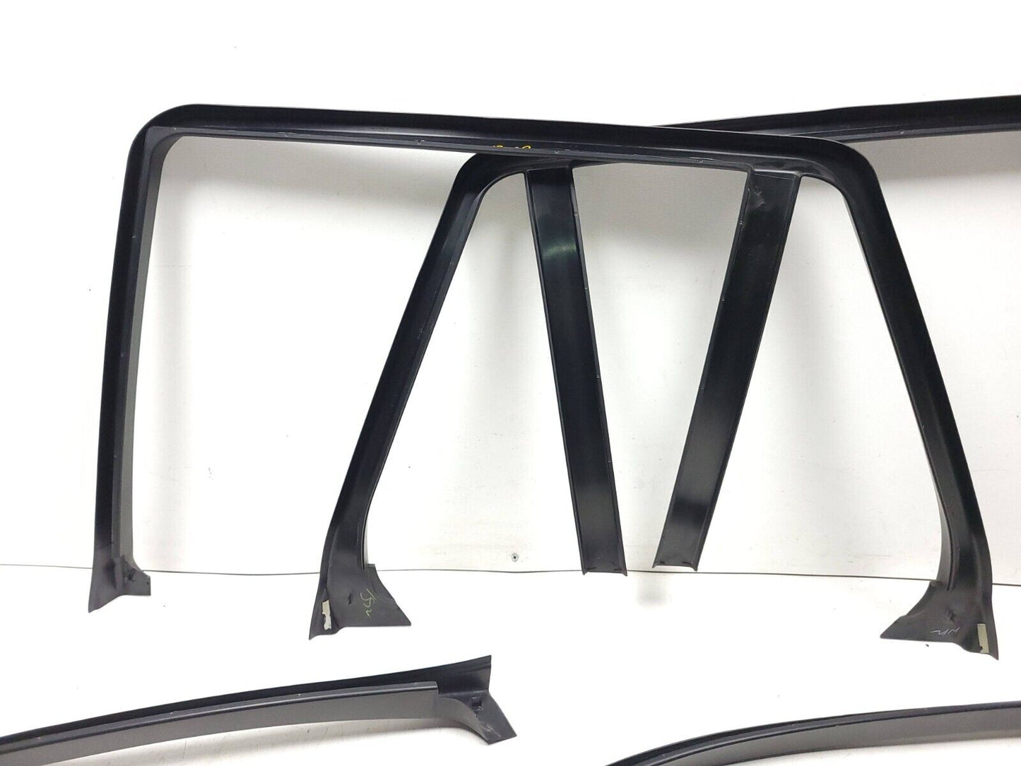 07 - 13 BMW X5 Interior Door Window Chanel Frame Cover Trim 4pcs OEM
