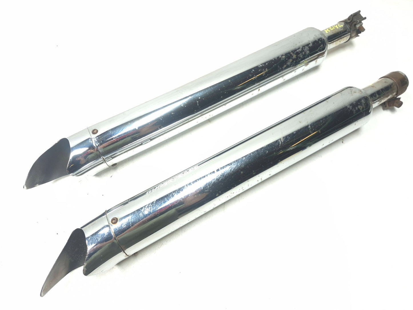 1995-2006 Harley Touring Electra Glide Rear Exhaust Muffler Supertrapp Pair OEM