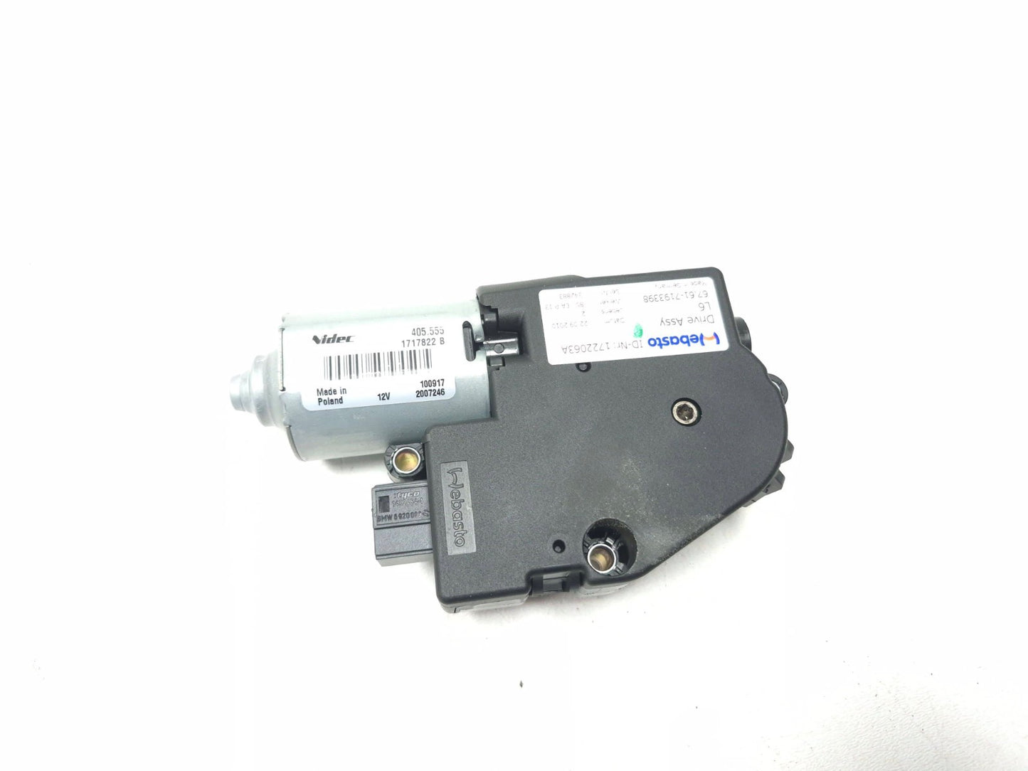 2011 BMW 750li Sunroof Motor Pair 7193398 OEM