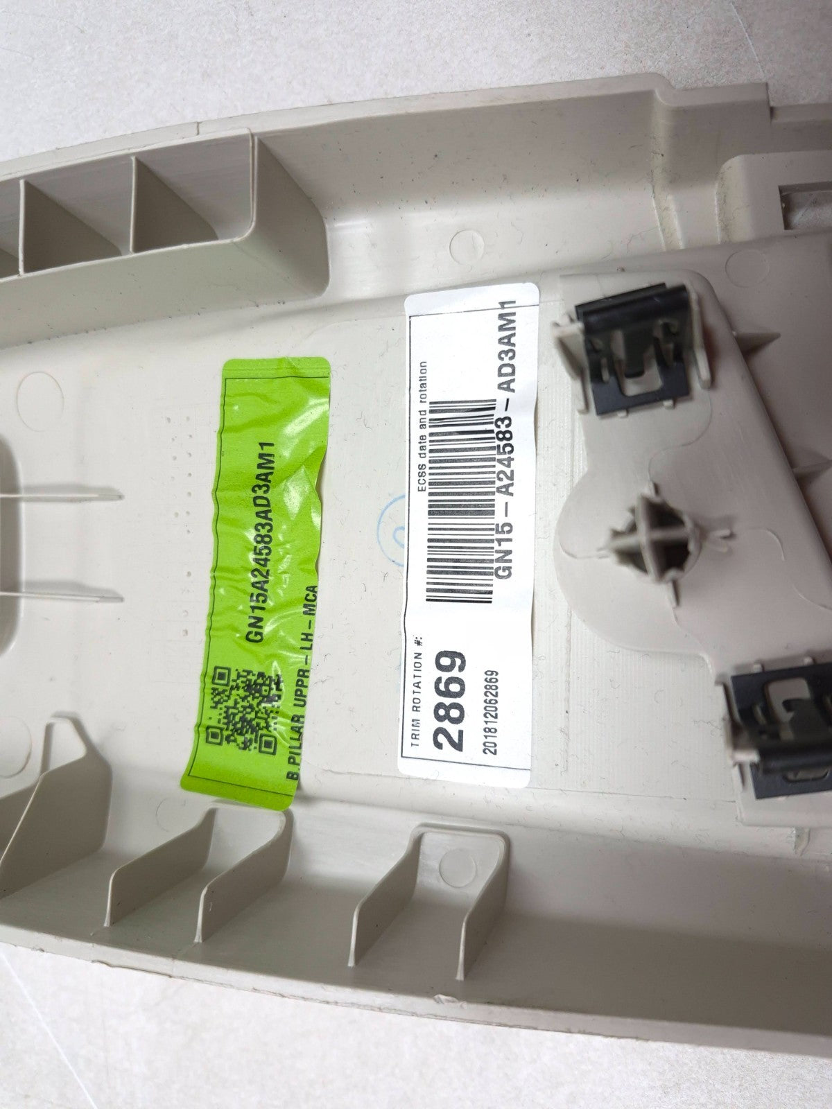 2019 Ford Ecosport B Pillar Panel Cover Trim Left & Right Pair OEM