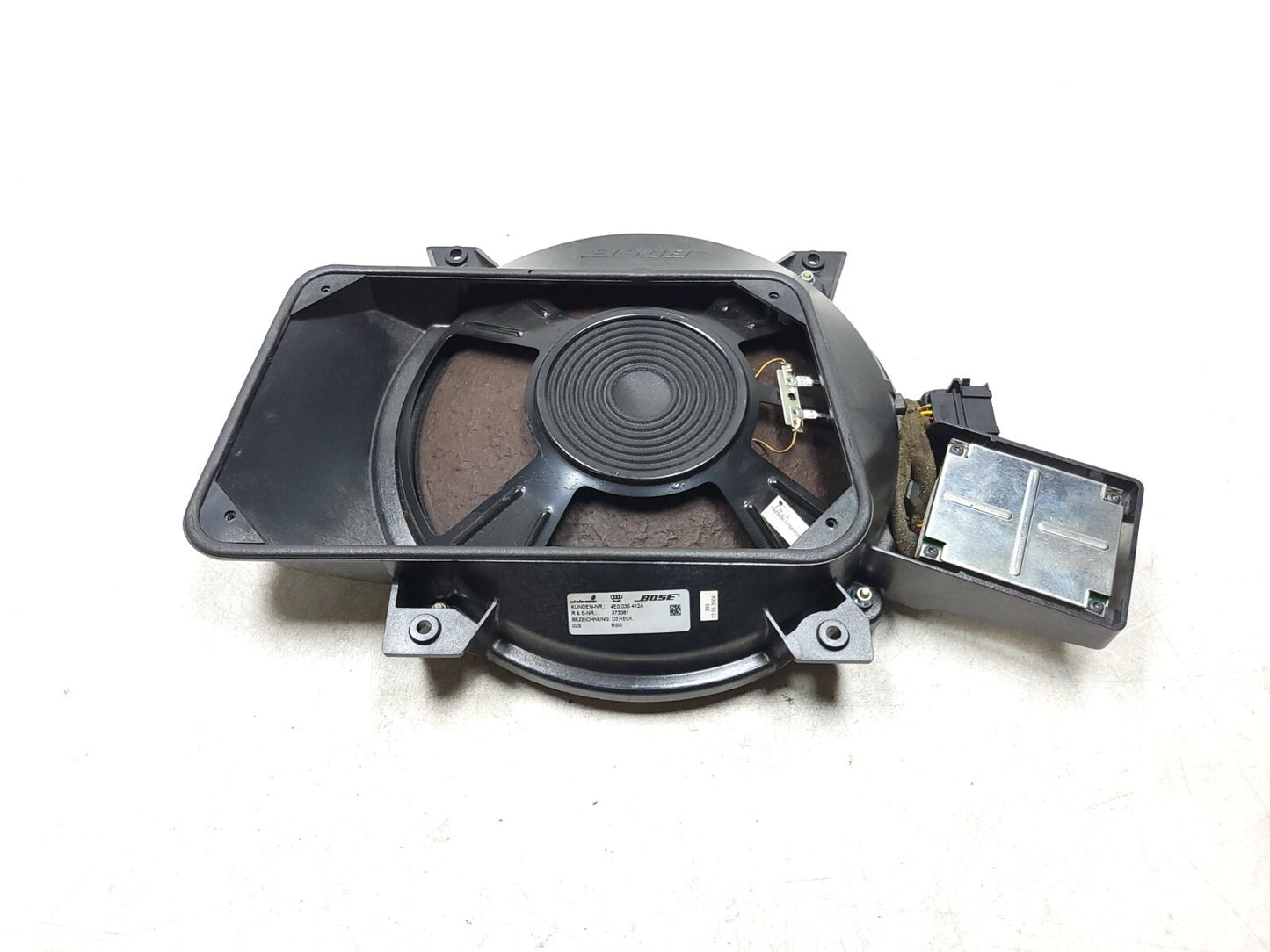 2004 - 2010 Audi A8l A8 Rear Deck Sub Woofer Speaker Bose OEM