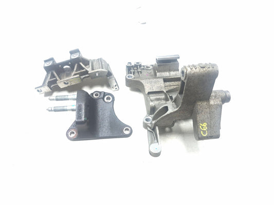 2012 Hyundai Sonata 2.4l Belt Tensioner & A/c Compressor Bracket 3 Pcs OEM
