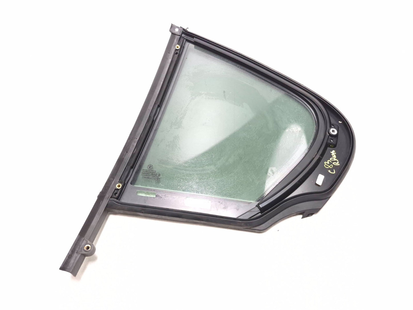 2011 BMW 750li Rear Door Quarter Window Glass Right Passenger Side OEM