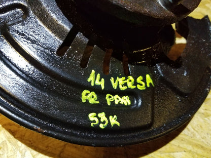 07 08 09 10 11 12 Nissan Versa Front Right Spindle Knuckle Pass Side OEM D17 53k