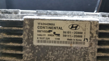 13 2013 Hyundai Sonata 2.4l Engine Computer Module Unit Ecm Ecu OEM OEM N4