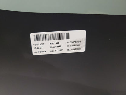 2017-2023 Alfa  Romeo Stelvio Rear Panoramic Sunroof OEM