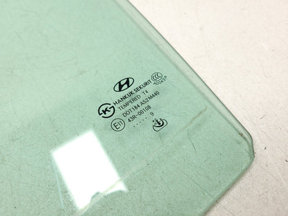 09 - 14 Hyundai Genesis Door Window Glass Rear Driver Side OEM Sedan
