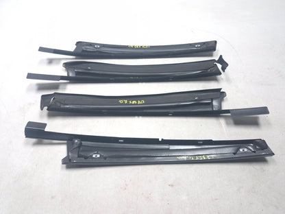 2007 Cadillac SRX Exterior Door Pillar Molding Trim Left & Right 4pcs  OEM