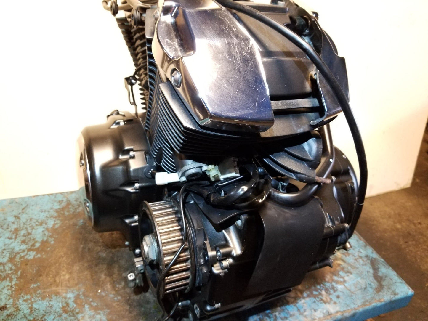 2007 Yamaha Xvs1300 Engine V Star 1300 9.623 Miles