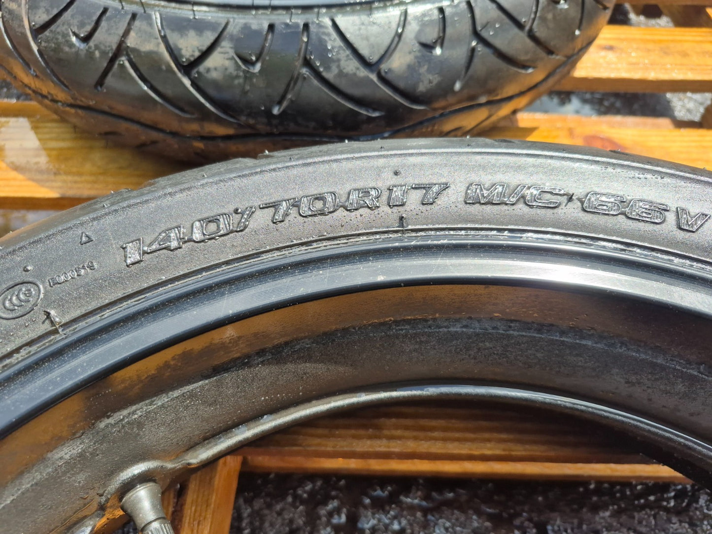 2015 Suzuki Gw250 Inazuma Wheel Rim W/tire Front & Rear Pair OEM