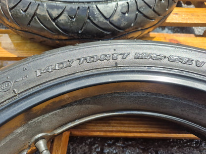 2015 Suzuki Gw250 Inazuma Wheel Rim W/tire Front & Rear Pair OEM
