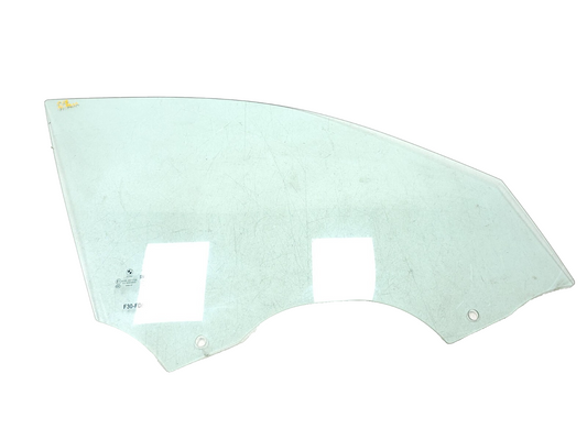 12-18 BMW 330xi F30 Front Door Window Glass Passenger Side Right OEM