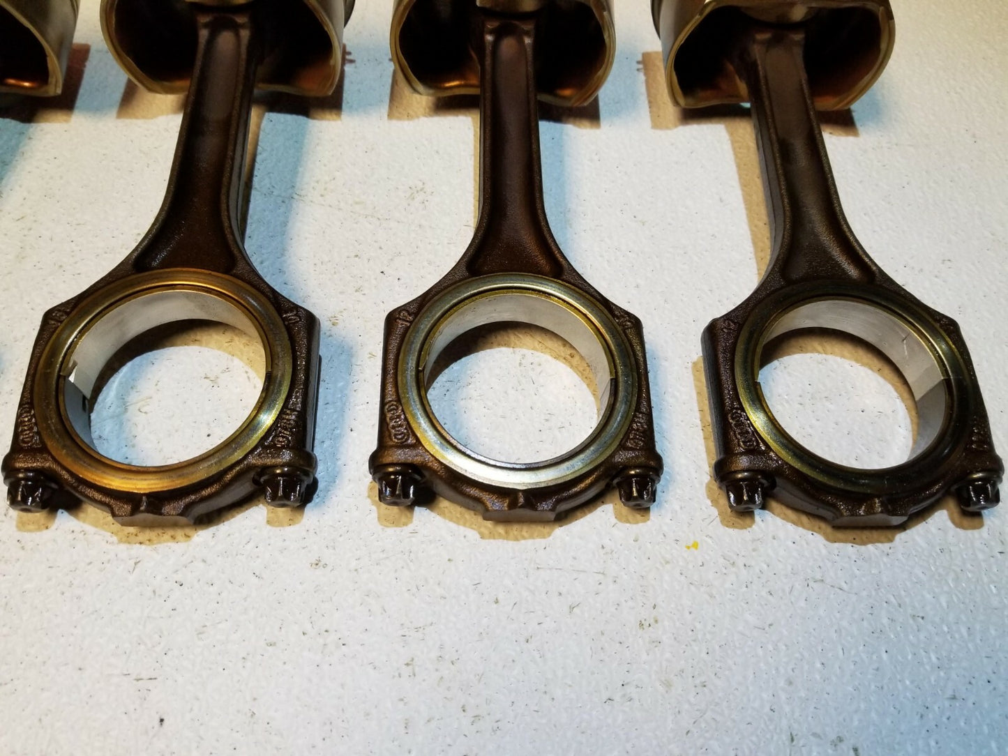 2006 Audi A4 B6 3.0l Piston W/ Connecting Rod 6pcs OEM