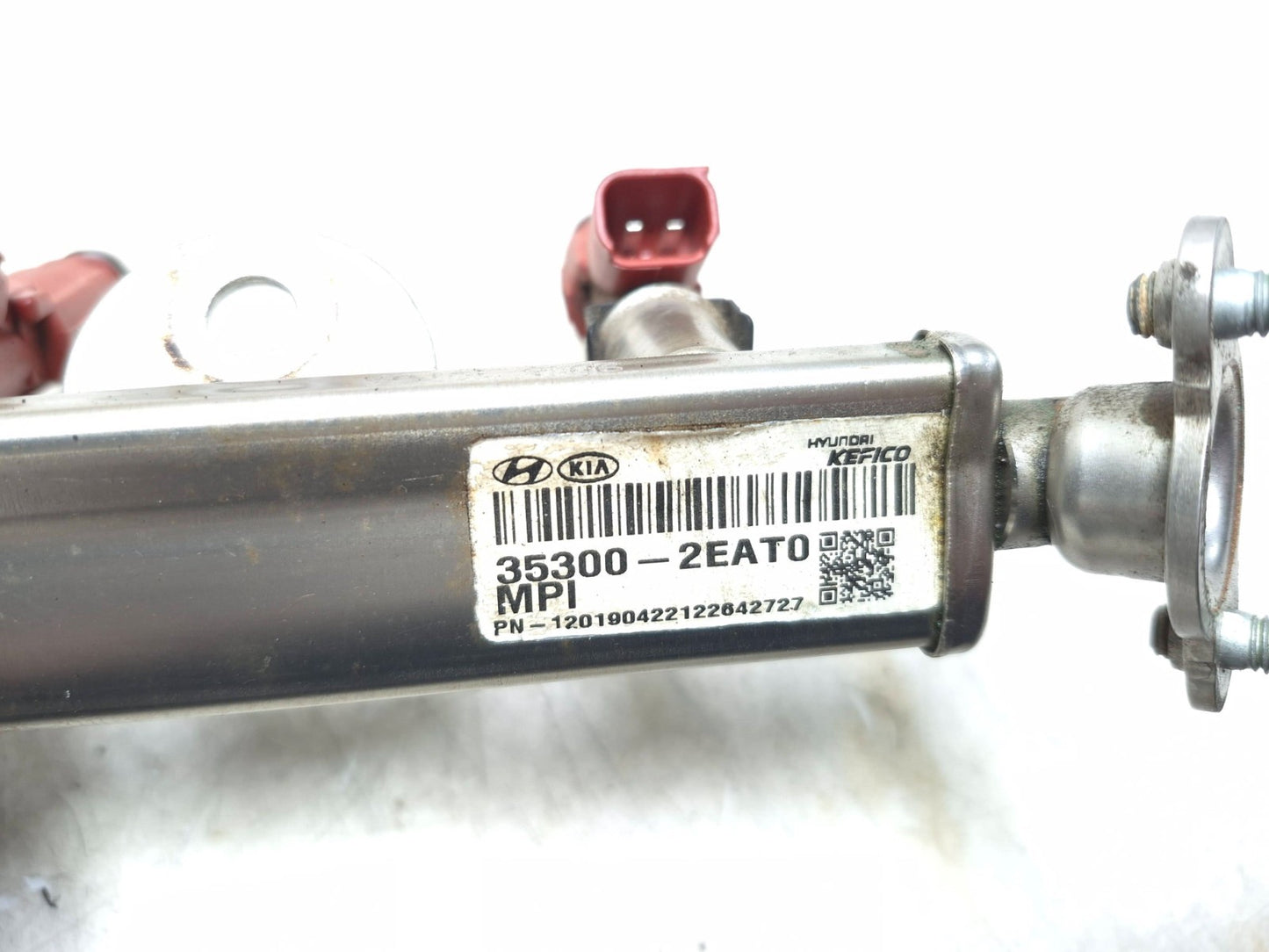 2019 Hyundai Kona 2.0l Fuel Rail W/ Injector Assy OEM