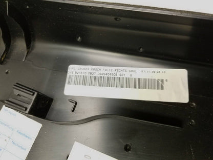 08-12 Audi A5 Quarter Panel Trim Rear Passenger Side Right OEM