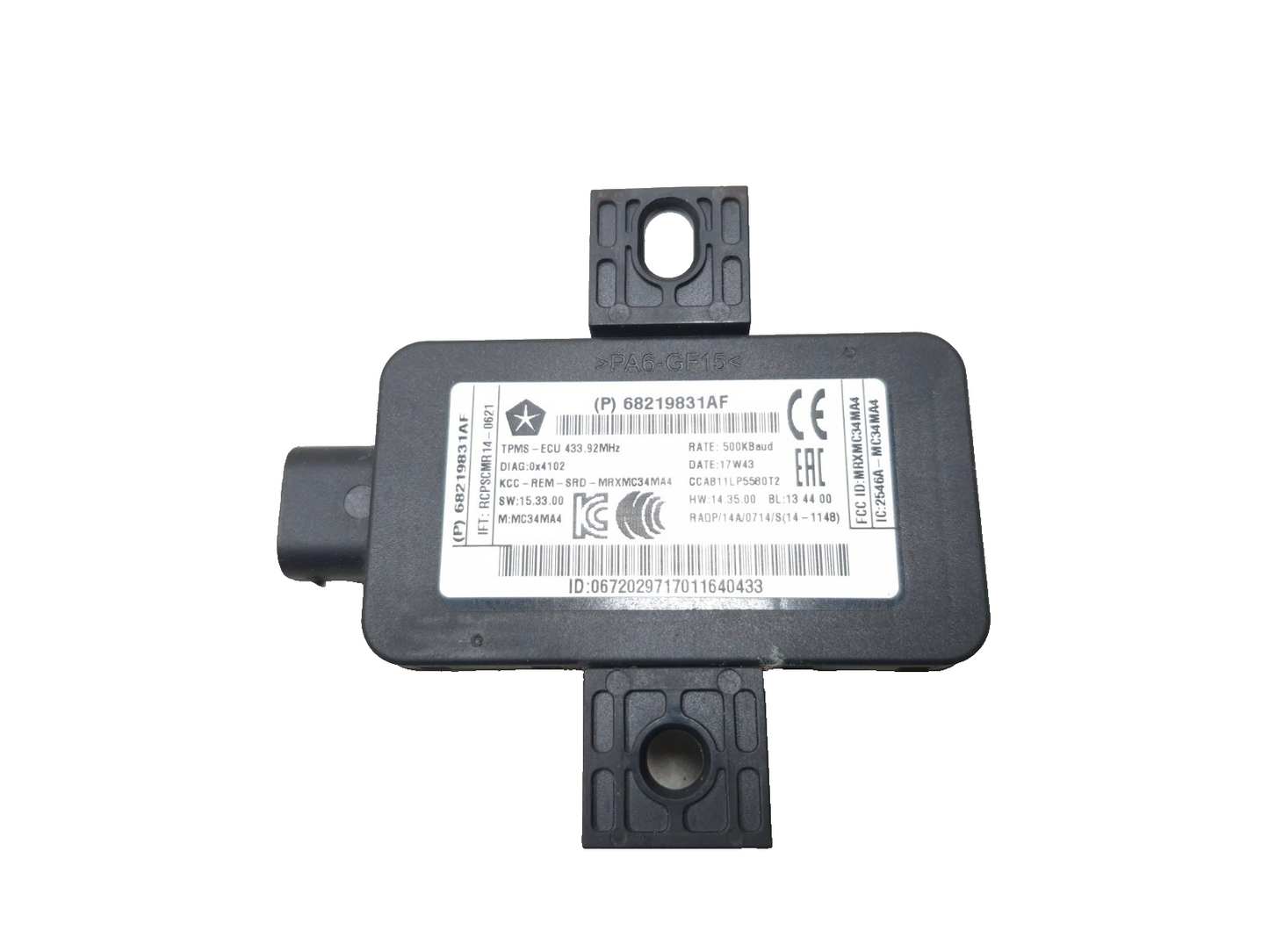 2018 Chrysler 300 Tpms Tire Pressure Monitor Sensor Module  OEM