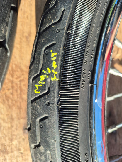 2004 Harley-davidson Sportster Xl883 Wheel Rim & Tire Front & Rear *straight*