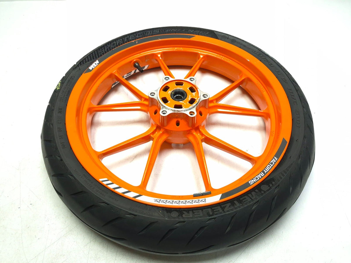 2017 Ktm 390 Duke Wheel Rim W/ Tire R 17x3 17x4 Front & Rear Pair OEM