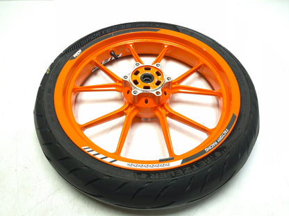 2017 Ktm 390 Duke Wheel Rim W/ Tire R 17x3 17x4 Front & Rear Pair OEM