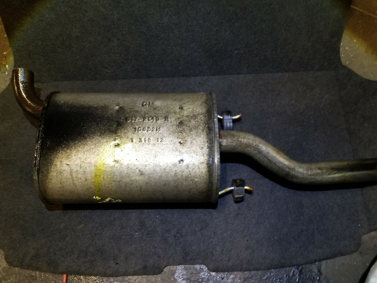 2013 Chevrolet Impala Rear Passenger Exhaust Muffler OEM