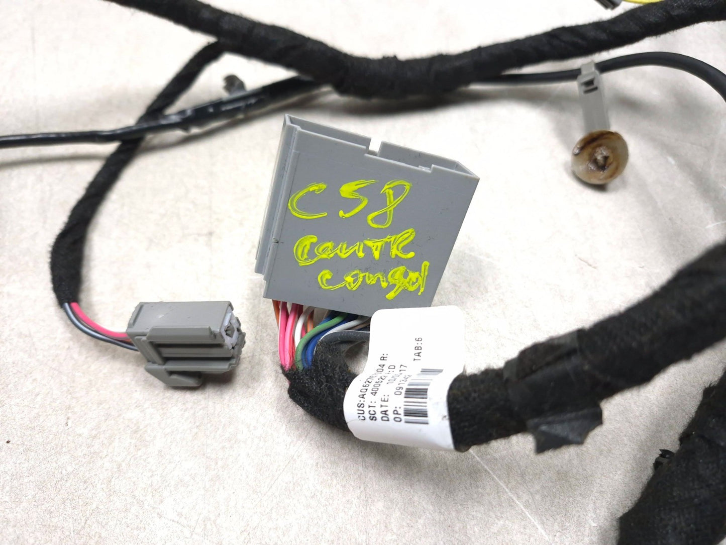 2018 Chrysler 300 Limited AWD Center Console Wiring Harness OEM