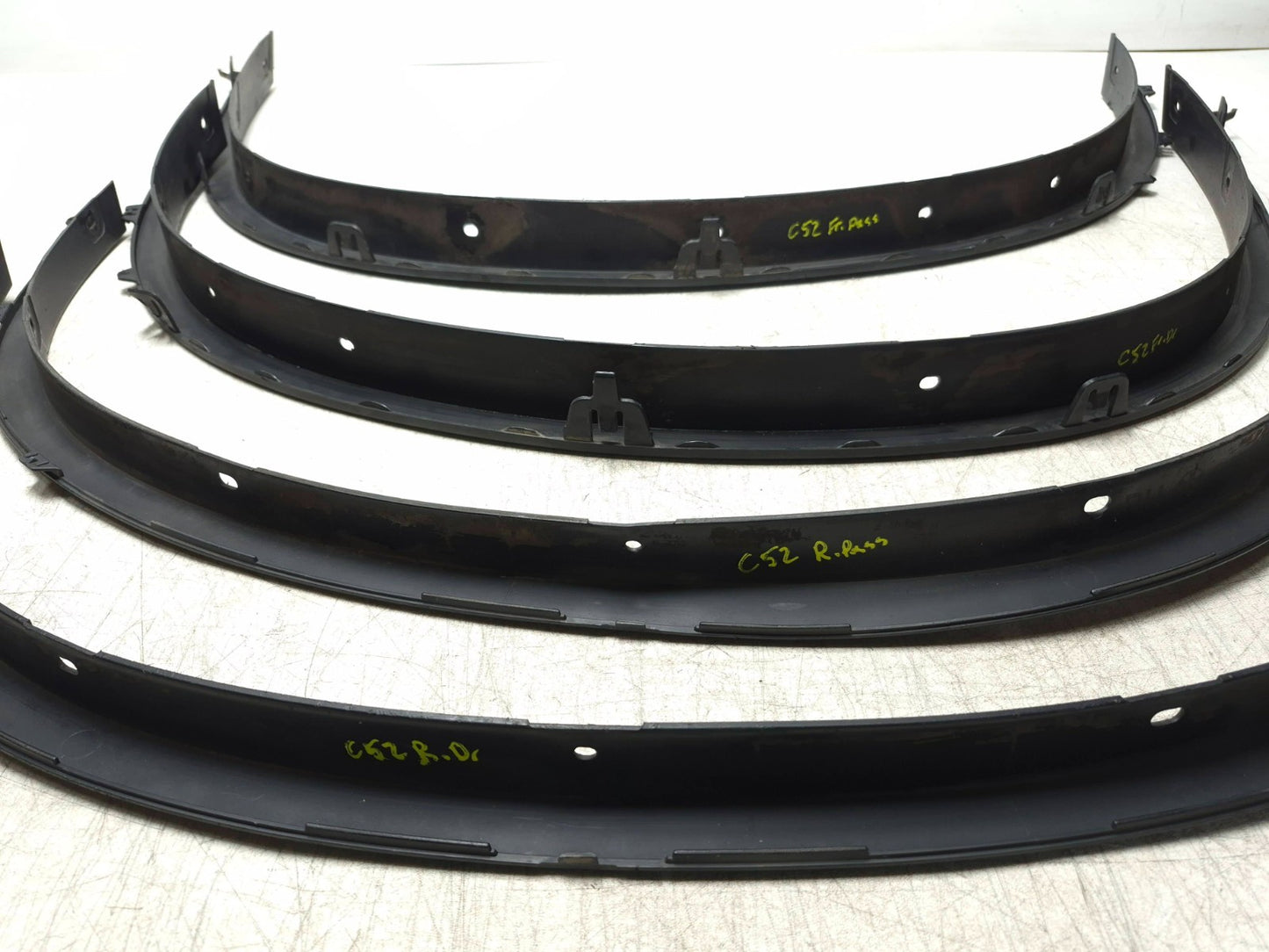 2008 BMW X6 E71 Fender Wheel Flare Molding Trim  Front & Rear 4pcs OEM