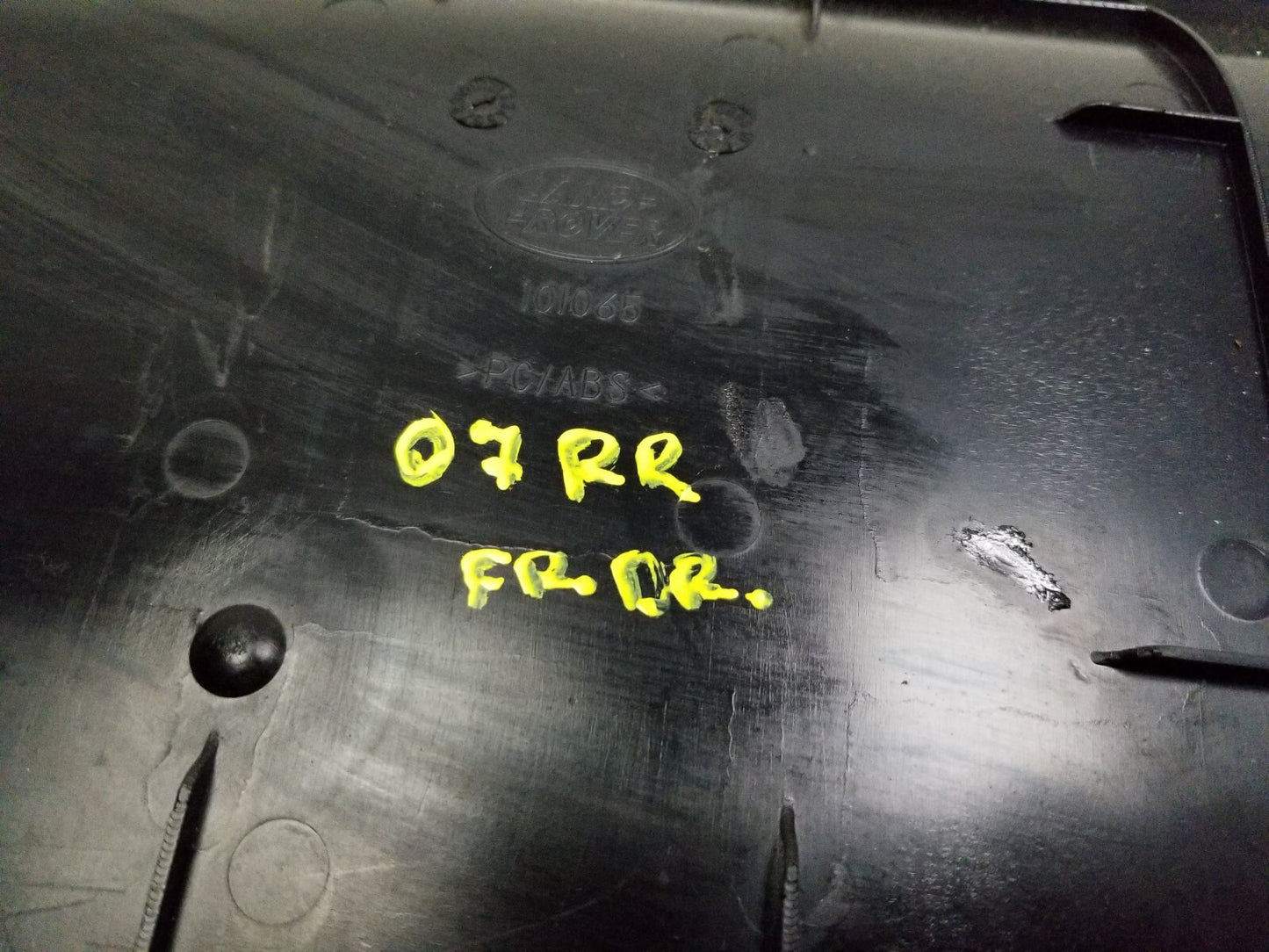 2007 Range Rover Front Seat Rear Back Cover Panel Left Driver Side OEM