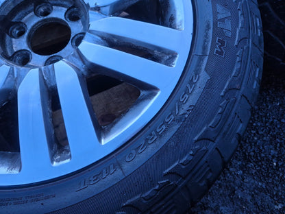 2008 Lincoln Navigator L Wheel Rim W/tire Hankook 275/55 R20 6/32 4 Pcs OEM