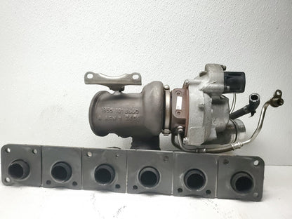 2013 BMW X6 Turbocharger W/ Exhaust Manifold Assy OEM