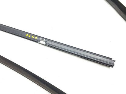 07-13 BMW E70 X5 Door Window Chanel Trim & Seal Front Driver Side Left 4pcs OEM