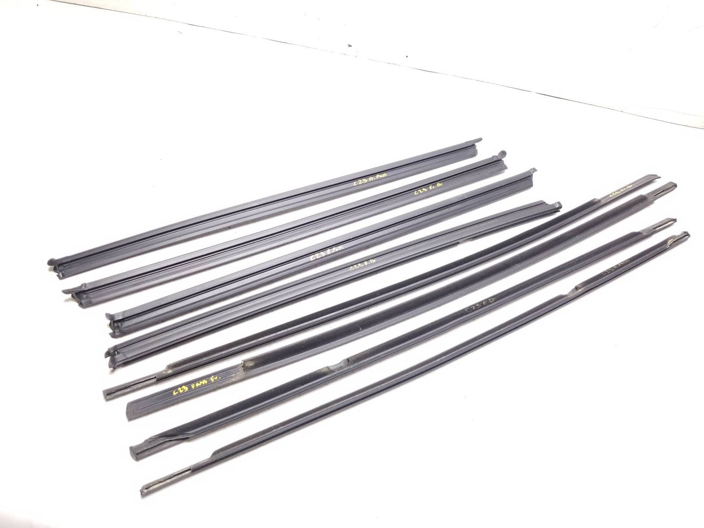 2010 - 2014 VW Golf GTI Door Glass Belt Seal Molding Set OEM