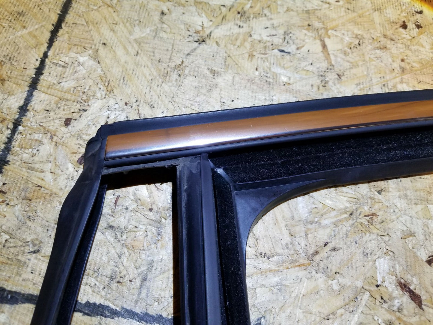 2014 Volkswagen Passat Rear Passenger Door Window Glass Seal Weatherstrip OEM