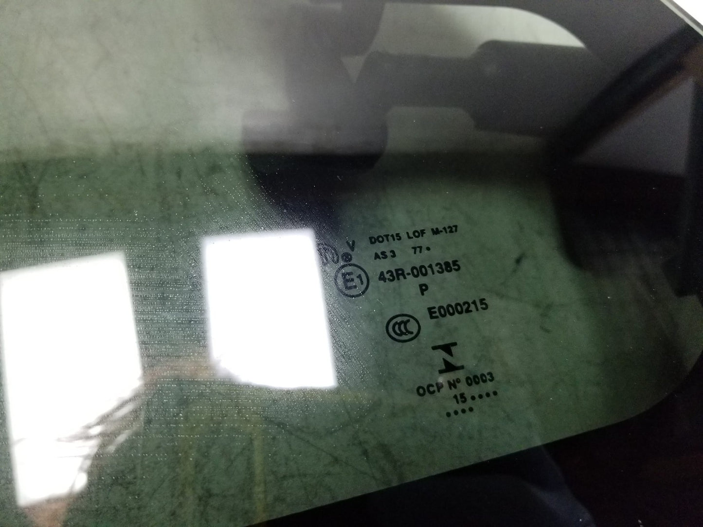 2011 - 2020 Dodge Grand Caravan Door Vent Window Glass Rear Driver Side Left OEM